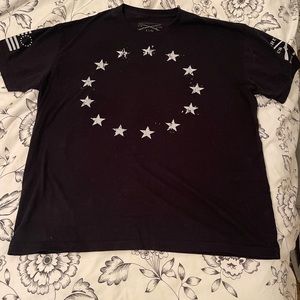 Grunt Style Betsy Ross T-Shirt | Black | XL